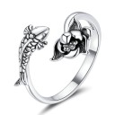 Bague femme avec poisson 1