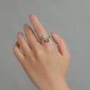 Bague femme avec poisson 4