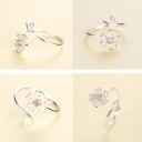 Bague femme avec taille ajustable 6