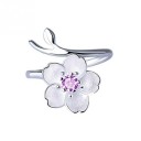 Bague femme avec taille ajustable 8