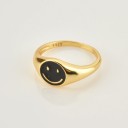Bague femme avec un smiley 2