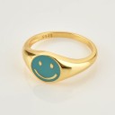 Bague femme avec un smiley 3