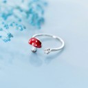 Bague femme avec une amanite 3