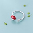 Bague femme avec une amanite 4