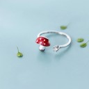 Bague femme avec une amanite 5