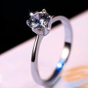Bague femme avec zircon D870 3