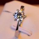 Bague femme avec zircon D870 4