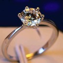 Bague femme avec zircon D870 5