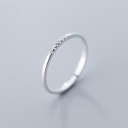 Bague femme avec zircon D879 1