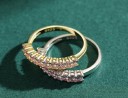 Bague femme avec zirconiums D1948 4