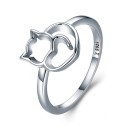 Bague femme chat D1586 1