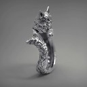 Bague femme chat D2747 2