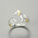Bague femme chien 2