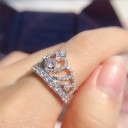 Bague femme couronne 1