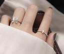 Bague femme papillon 2 pcs 4