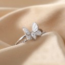 Bague femme papillon 2 pcs 5