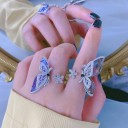 Bague femme papillon D2786 1