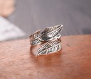 Bague femme plume 1