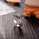 Bague femme plume 4