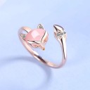 Bague femme renard 7