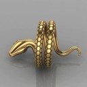 Bague femme serpent D2431 5