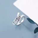 Bague femme zip 3