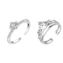 Bague pour couples 2 pcs D1547 2
