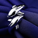 Bague pour femme avec des dauphins 5