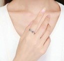 Bague pour femme avec l'infini D1441 3