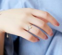 Bague pour femme avec taille ajustable - FEUILLE 6