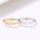 Bague pour femme avec un battement de cœur 4