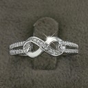 Bague pour femme avec un infini D2443 1