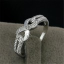 Bague pour femme avec un infini D2443 2