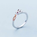 Bague pour femme avec un lapin 2
