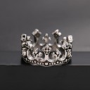 Bague pour homme couronne 2