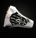 Bague pour homme loup 1
