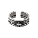Bague pour homme Nuit étoilée Alliage de zinc Design ajustable avec anneau ouvert Cadeau unique pour hommes 1