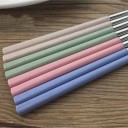 Baguettes de table en acier inoxydable avec poignée colorée 2
