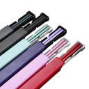 Baguettes en acier inoxydable avec étui Baguettes de voyage portables avec boîte de rangement Baguettes antidérapantes pour sushi, nouilles et plats asiatiques 2