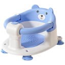 Baignoire pour enfants avec motif de petit ours et support avec ventouses en plastique PP pour le bain des enfants 3