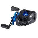Baitcastingový naviják pro levou ruku s magnetickou brzdou 0-9 Převod 7,2:1 Brzdná síla 8 kg Hliníková cívka 13 x 11 x 4,8 cm na rybaření 7
