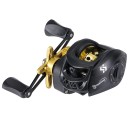 Baitcastingový naviják pro pravou ruku s magnetickou brzdou 0-9 Převod 7,2:1 Brzdná síla 8 kg Hliníková cívka 13 x 11 x 4,8 cm na rybaření 5