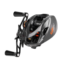 Baitcastingový naviják pro pravou ruku s převodem 8,1:1 a 6+1 ložisky Brzdná síla 4 kg Karbonové tělo Návin 75 cm na otáčku na přívlač 1