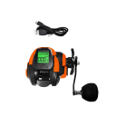 Baitcastingový rybářský naviják pro pravou ruku s elektronickým počítadlem vlasce Převod 7,2:1 Brzda 10 kg 110 x 85 x 77 mm na rybaření 2