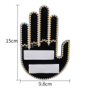 Bakfönsterlampa för bil 203 LED 15 x 9,8 cm Signaliseringspanel för gester till bil LED-display för kommunikation vid körning 2