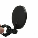 Bakspejl til cykel 7,5 cm Rundt cykelspejl med styrholder 360° drejeligt Justerbart spejl for større sikkerhed under cykling 2