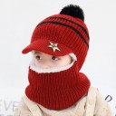 Balaclava de inverno para crianças com viseira 7