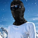 Balaclava resistente ao frio para esqui e snowboard com abertura para os olhos e parte perfurada sobre a boca unisex tamanho universal 5