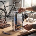 Balanserende BMS modul JNFN S Bluetooth 4S 220 A Spids 550 A Til Li-ion LiFePO4 LTO og Na-ion Sølv Til elcykler og elektriske løbehjul 3