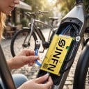 Balanziertes BMS-Board JNFN S Bluetooth 4S 130 A Spitzenwert 325 A NTC-Eingänge für Li-ion LiFePO4 LTO und Na-ion Gelb für E-Bikes und Elektroroller 3